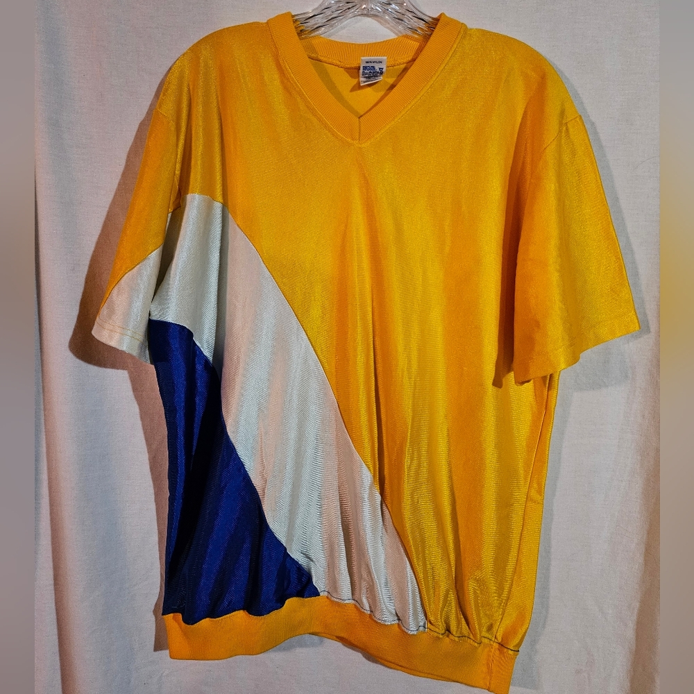 Vintage Russell Athletic Misses XL Colorblock Basketball Jersey Yellow Size XL